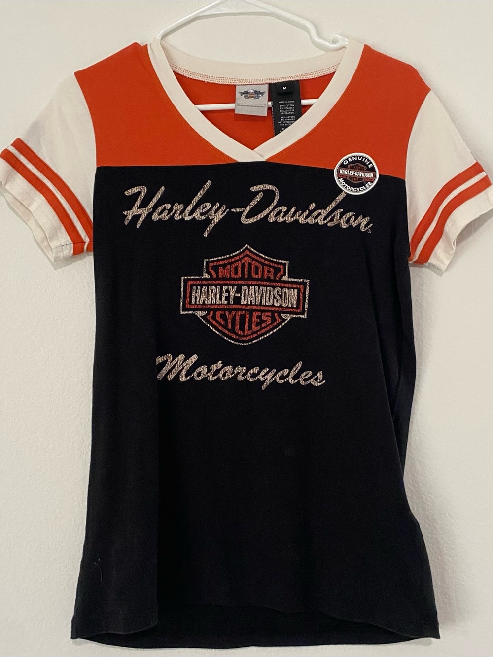 Genuine Harley Davidson Colorblock Tee